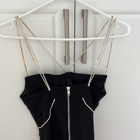 Elegant slip dress in black - Picture 7 of 8